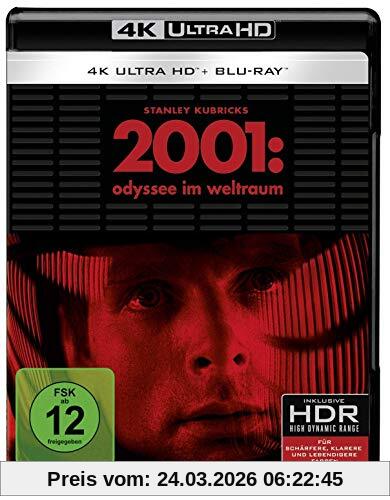 2001: Odyssee im Weltraum  (4K Ultra HD) (+ Blu-ray 2D) (+ Bonus-Blu-ray) (Repack)