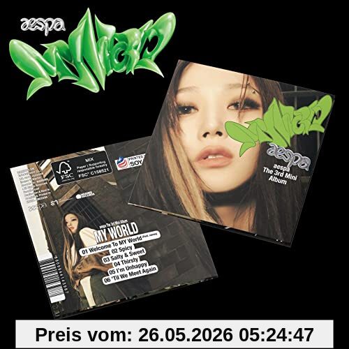 Aespa My World-the 3rd Mini Album (Poster Version)