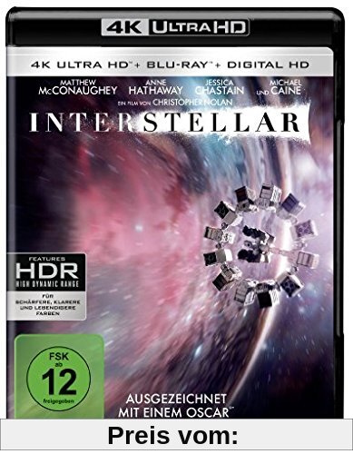 Interstellar  (4K Ultra HD + 2D-Blu-ray) (2-Disc Version) [Blu-ray]