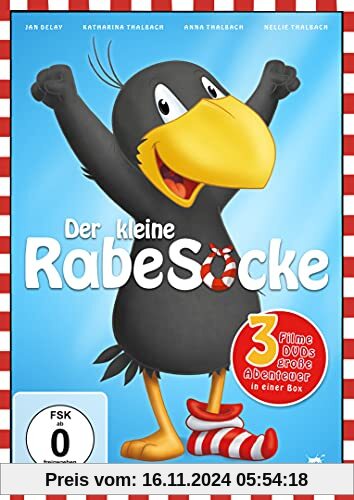 Der kleine Rabe Socke - 3 große Abenteuer [3 DVDs]