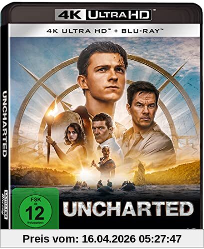 Uncharted (4K Ultra HD) (+ Blu-ray)