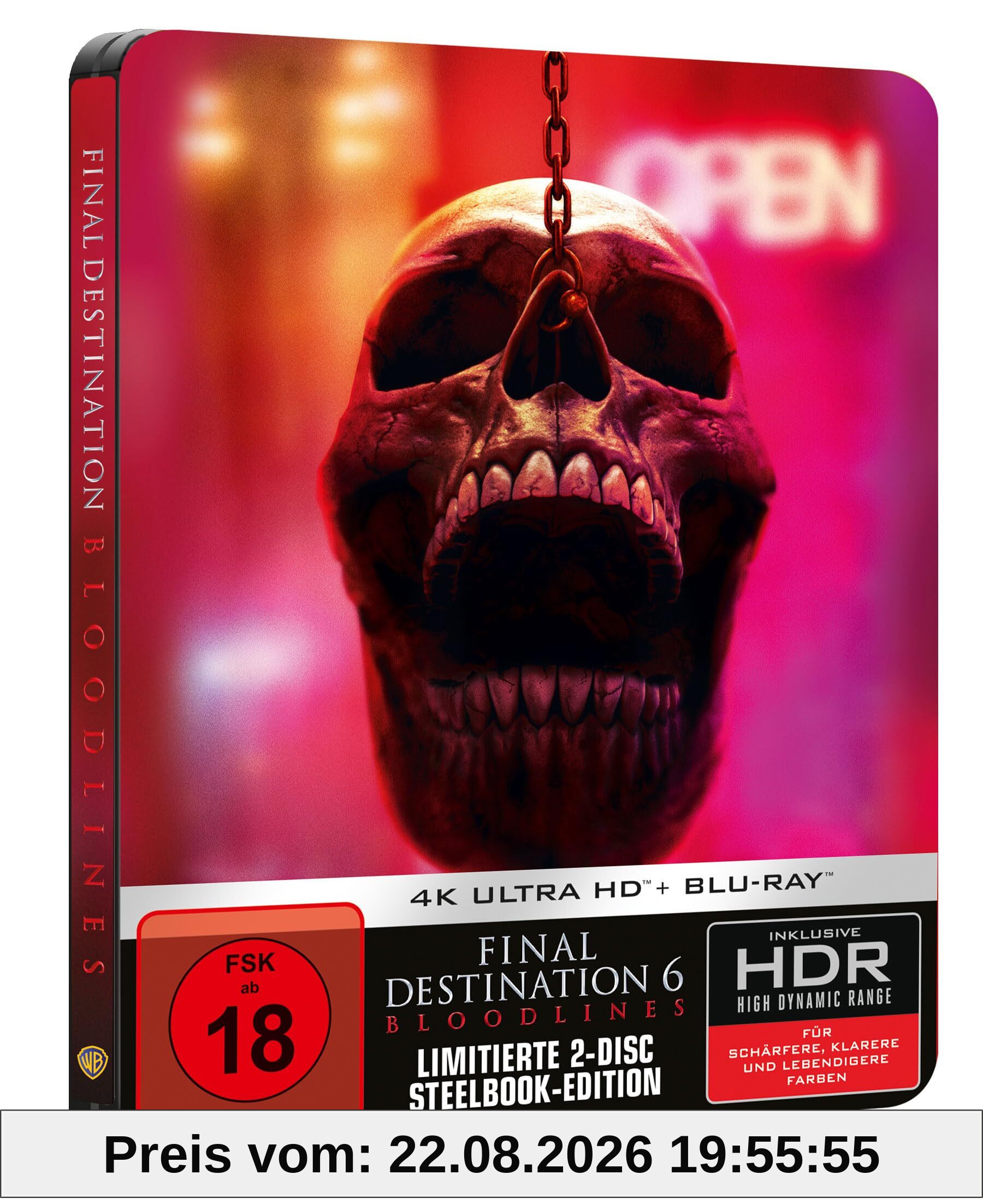 Final Destination: Bloodlines - Limited Steelbook (4K Ultra HD), (Blu-ray)
