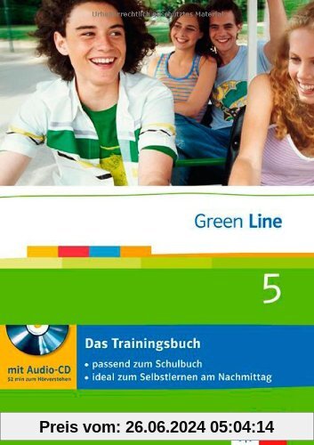 Green Line 5. Das Trainingsbuch zum Schulbuch mit Audio-CD