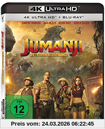 Jumanji: Willkommen im Dschungel (4K Ultra HD) [Blu-ray]