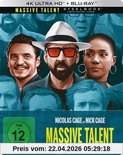 Massive Talent - Limitiertes Steelbook (4K Ultra HD) (+ Blu-ray) (exklusiv bei Amazon.de)