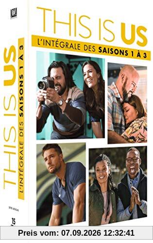 Coffret this is us, saisons 1 à 3, 54 épisodes [FR Import]