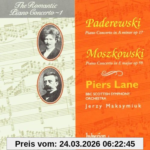 Lane The Romantic Piano Concerto - Vol. 1 (Moszkowski / Paderewski)