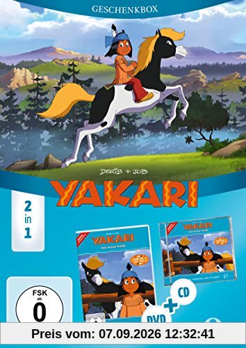 Yakari – „Das blaue Pferd – Folge 27, Geschenkbox (Hörspiel + DVD)