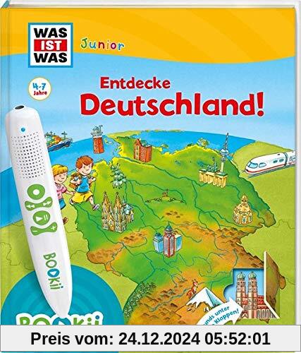 BOOKii® WAS IST WAS Junior Entdecke Deutschland!: Über 900 Hörerlebnisse und interaktive Spiele! (BOOKii / Antippen, Spi