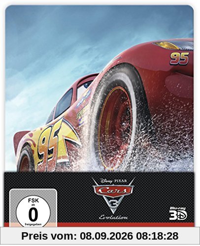 Cars 3: Evolution Steelbook (3D BD+2D BD+Bonusdisc) [3 DVDs] [3D Blu-ray]