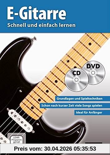 CASCHA E-Gitarre - Schnell und einfach lernen + CD + DVD