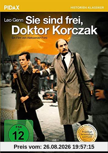 Sie sind frei, Doktor Korczak (mit dem Prädikat besonders wertvoll ausgezeichnet) (Pidax Historien-Klassiker)