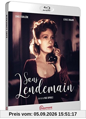 Sans lendemain [Blu-ray] [FR Import]