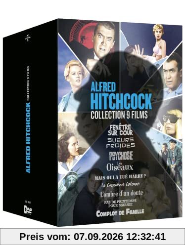Alfred hitchcock - 9 films [FR Import]