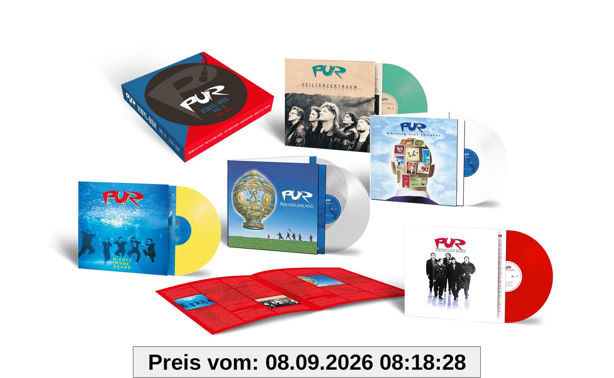 PUR Vinyl-Box Vol. 2 (1990 - 1998) (5LP farbig) [Vinyl LP]