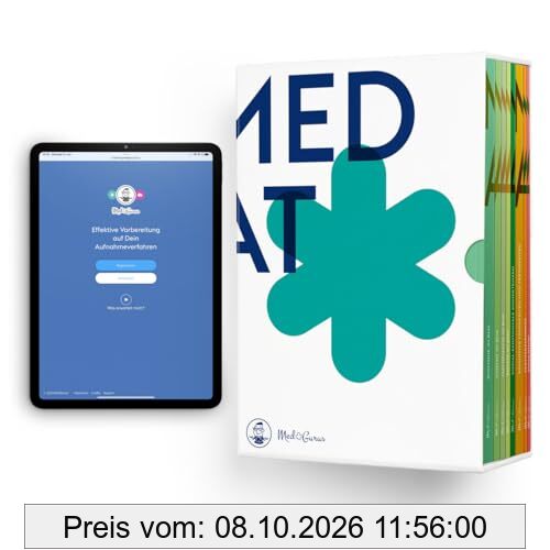 MedGurus MedAT 2024 Komplettpaket - Kompendium mit allen Büchern und E-Learning zur Vorbereitung auf den Medizinertest in Österreich