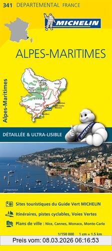 Collectif Michelin Carte Alpes-Maritimes Michelin