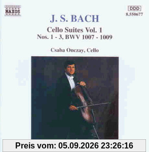 Bach: Cellosuiten Vol. 1 Onczay
