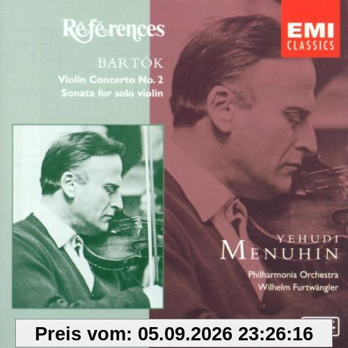 Béla Bartók: Violinkonzert Nr. 2 / Sonate für Violine solo