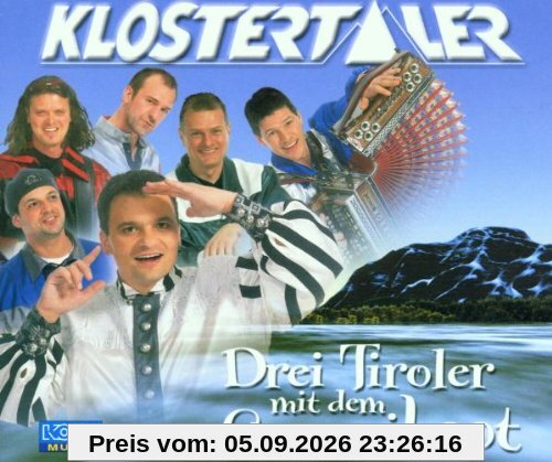 Drei Tiroler mit dem Gummiboot