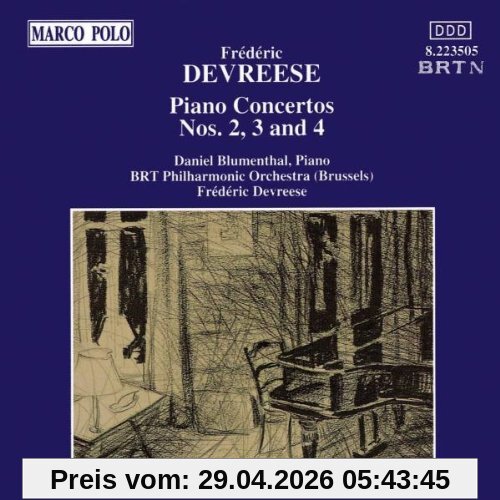DEVREESE: Piano Concertos Nos. 2-4
