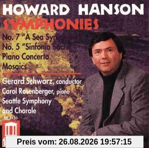 Hanson/Sinfonien 5+7/Klavk.