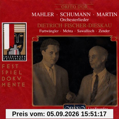 Orchesterlieder von Mahler, Schumann