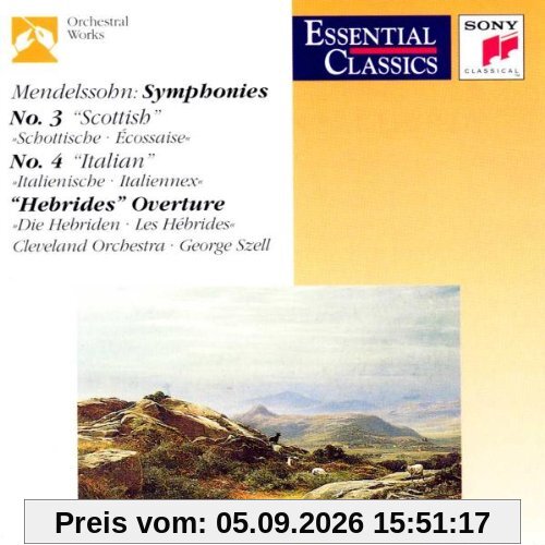 Sinfonie 3 und 4 / Hebriden-Ouvertüre
