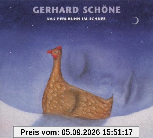 Das Perlhuhn im Schnee