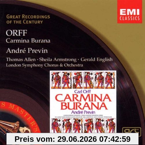 Previn Great Recordings Of The Century - Orff (Carmina Burana)