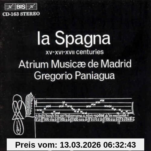Gregorio Paniagua La Spagna (Spanische Themen Auf Originalinstrumenten)