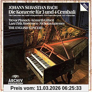 Gilbert Bach, Konzerte Für 3 Und 4 Cembali