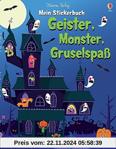 Mein Stickerbuch: Geister, Monster, Gruselspaß