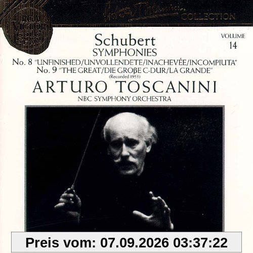 Franz Schubert: Sinfonien 8 (Unvollendete) + 9 (Grosse)