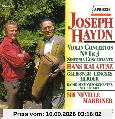 Haydn: Violin Concertos No. 1 & 3 - Sinfonia Concertante