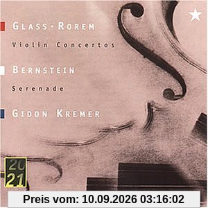 Twenty / Twenty-One (20 / 21) - The Music Of Our Time - Violinkonzerte von Glass, Rorem und Bernstein