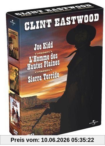 Coffret Clint Eastwood 3 DVD : L'Homme des hautes plaines / Sierra Torride / Joe Kidd [FR Import]