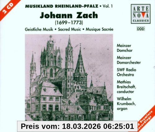 Breitschaft Musikland Rheinland-Pfalz Vol. 1 (Johan Zach, Geistliche Musik)