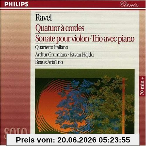 Quartetto Italiano Streichquartett F-Dur/Violinsonate/Trio