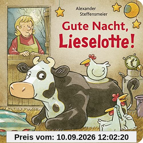 Gute Nacht, Lieselotte!: Einschlafen mit der Kuh Lieselotte - Gutenachtgeschichte in kleinen Reimen für Kinder ab 2 Jahren
