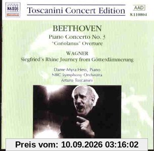 Toscanini Concert Edition: Beethoven (Piano Concert No. 3)/ Wagner (Aufnahme Rockefeller Centre New York 24.12.1946)