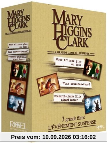 Coffret Mary Higgins Clark 3 DVD : nous n'irons plus au bois / Vous souvenez vous? / Recherche jeune fille aimant danser. [FR Import]