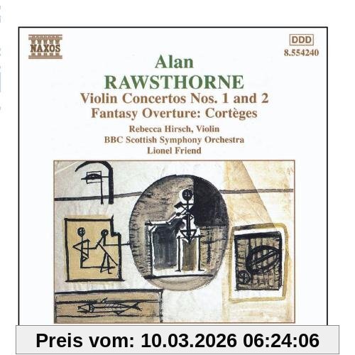Rebecca Hirsch Rawsthorne Violinkonzert 1 Und 2 Frie