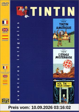 Les Aventures de Tintin : Tintin en Amérique / L'Etoile mystérieuse / Vol 714 pour Sidney
