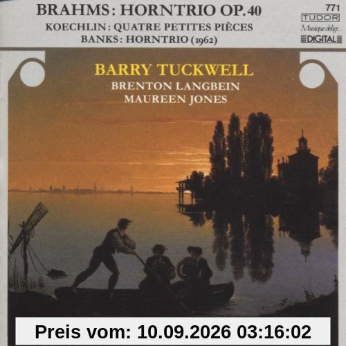 Brahms: Horntrio op. 40 / Koechlin: Quatre Petites pièces / Banks: Horntrio (1962)