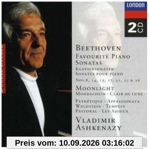 Beethoven: Favourite Piano Sonatas, Nos. 8, 14, 15, 17, 21, 23, 26