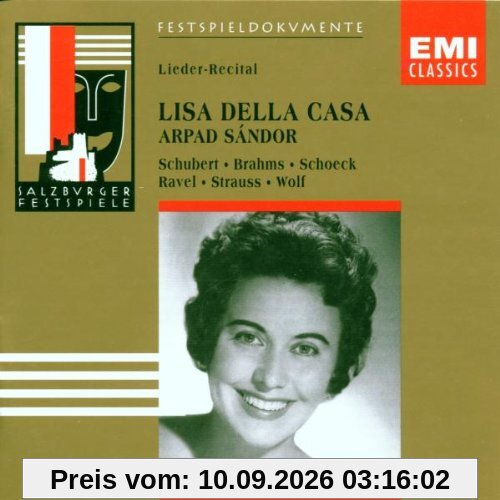 Liederabend (Aufnahme Salzburger Festspiele 11.08.1957)
