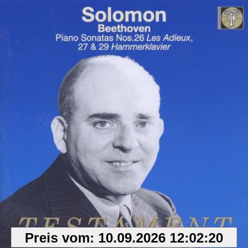 Solomon spielt Beethoven (Sonaten Nr. 26, 27, 29) (Aufnahmen 1952 / 1956)