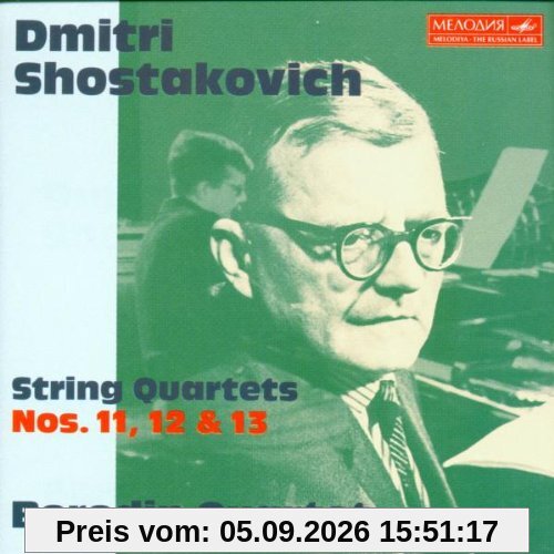 Streichquartette No. 11, 12 & 13