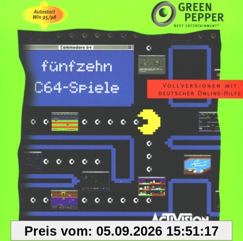 Fünfzehn C64-Spiele